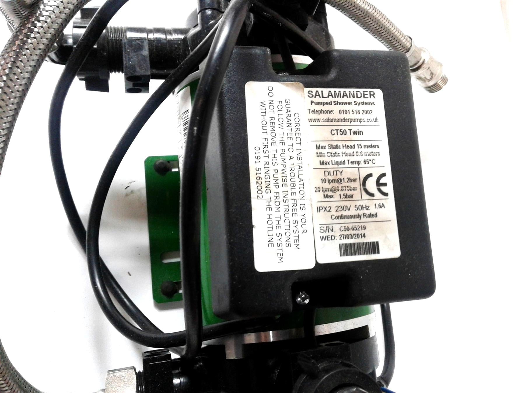 Salamander CT50 Twin Pumps