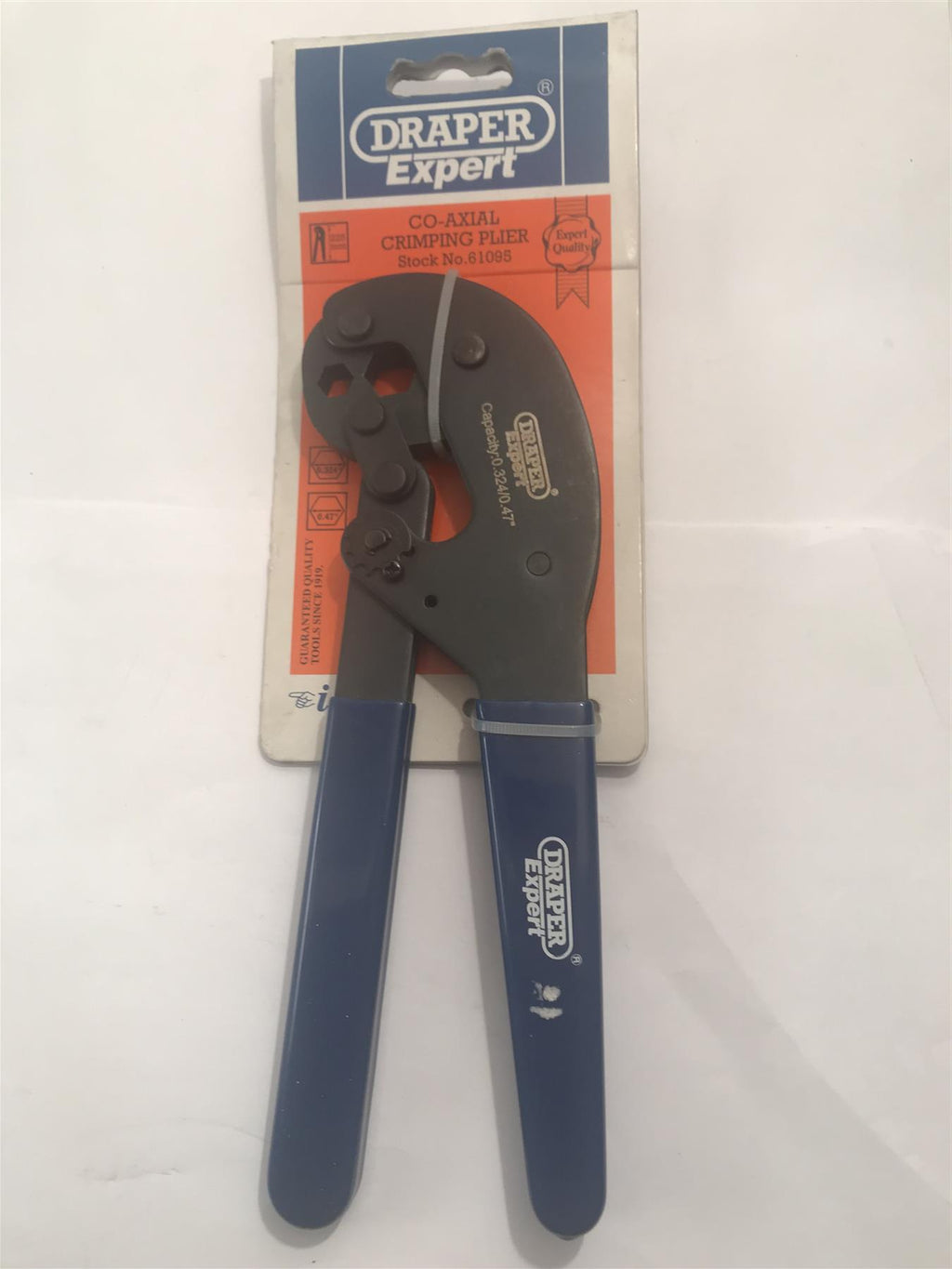 DRAPER CO-AXIAL CRIMPING PLIERS 225mm   61095