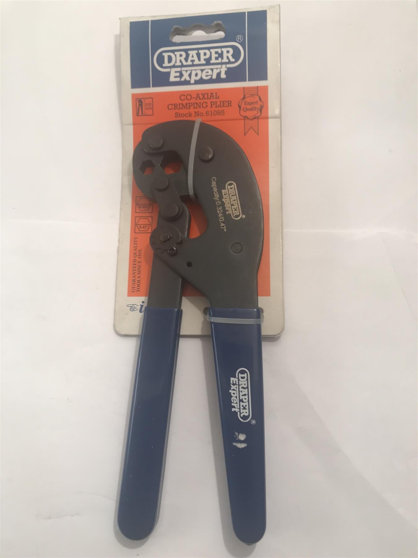 DRAPER CO-AXIAL CRIMPING PLIERS 225mm   61095