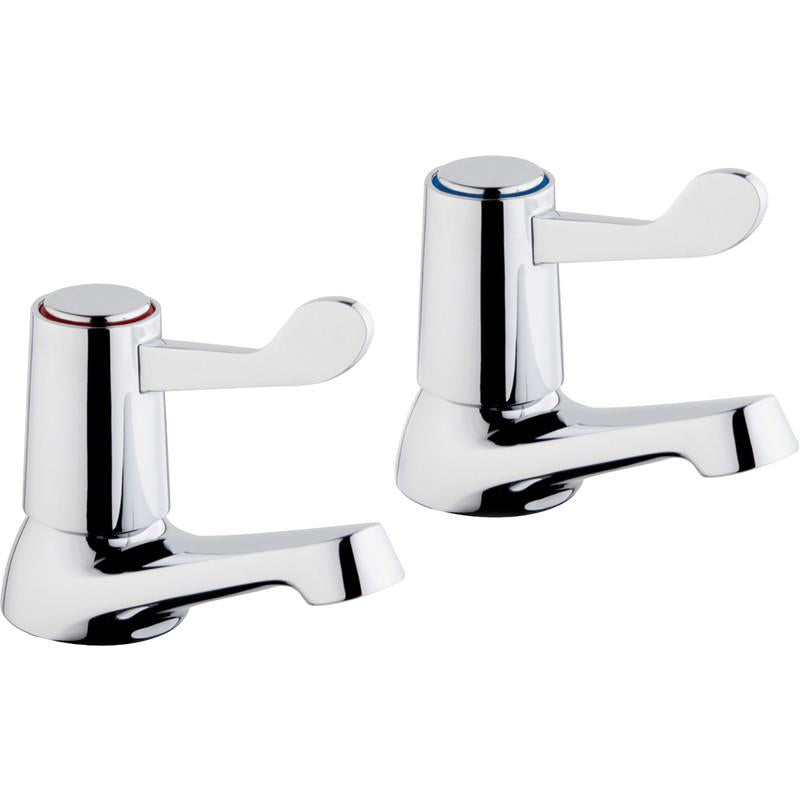 ALTERNA LEVER BASIN TAPS CHROME FINISH EASY CLEAN NEW & BOXED
