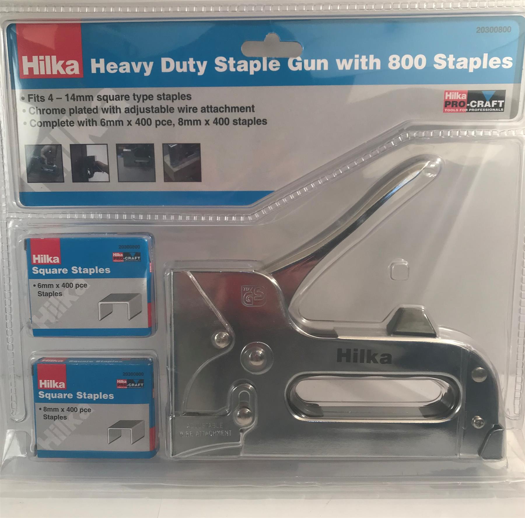 Hilka Heavy Duty Gun 800 Staples 20300800