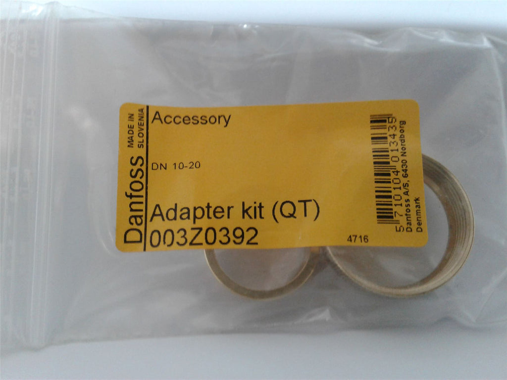 NEW Danfoss QT adapter kit DN10-20 003Z0392