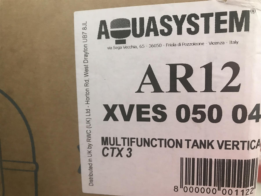 Aquasystem AR12 Litre Potable Expansion Vessel XVES050040