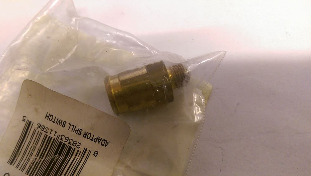 NEW JOHNSON & STARLEY ADAPTOR SPILL SWITCH GC E61029 9002357 900235715 S00878