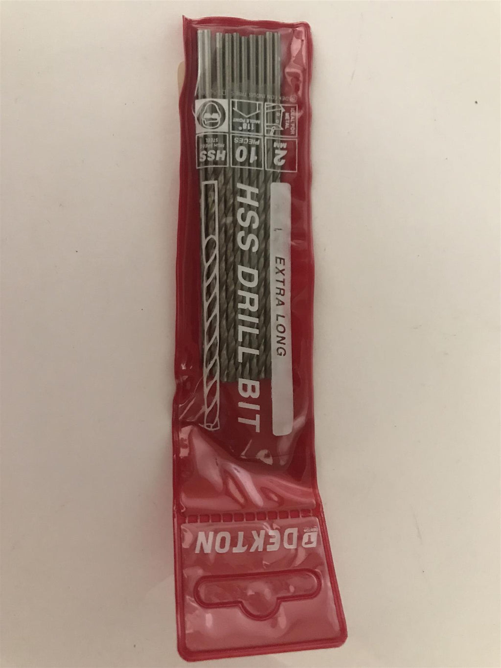 Dekton Extra Long HSS Drill Bit 2mm 10 Pack