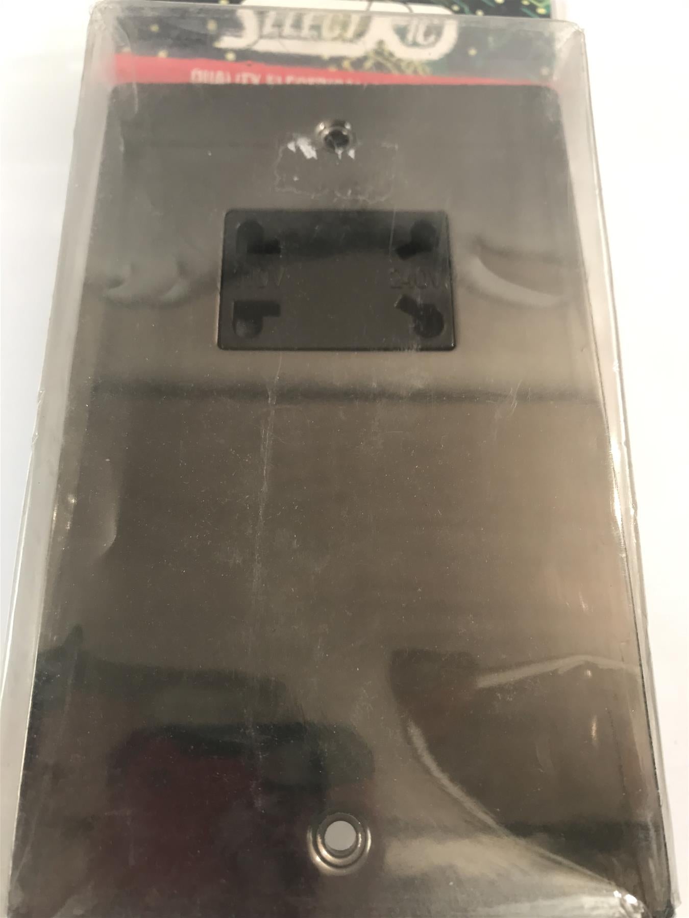 Black Nickel Shaver Socket 110 - 240V