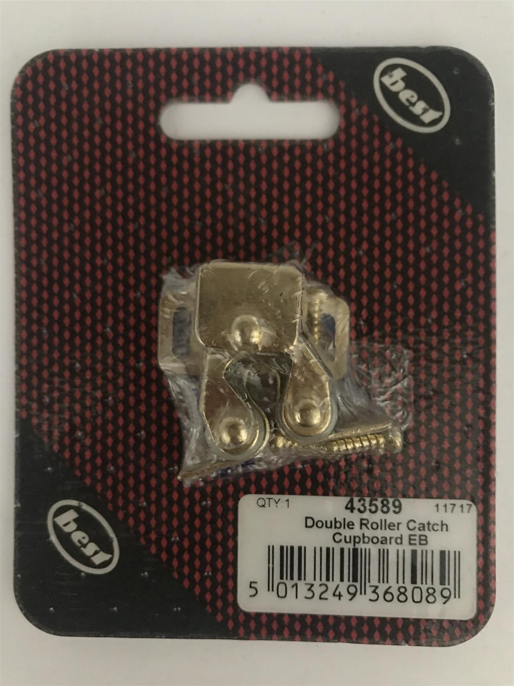 Best Double Roller Catch for Cupboards Electro Brass  43589