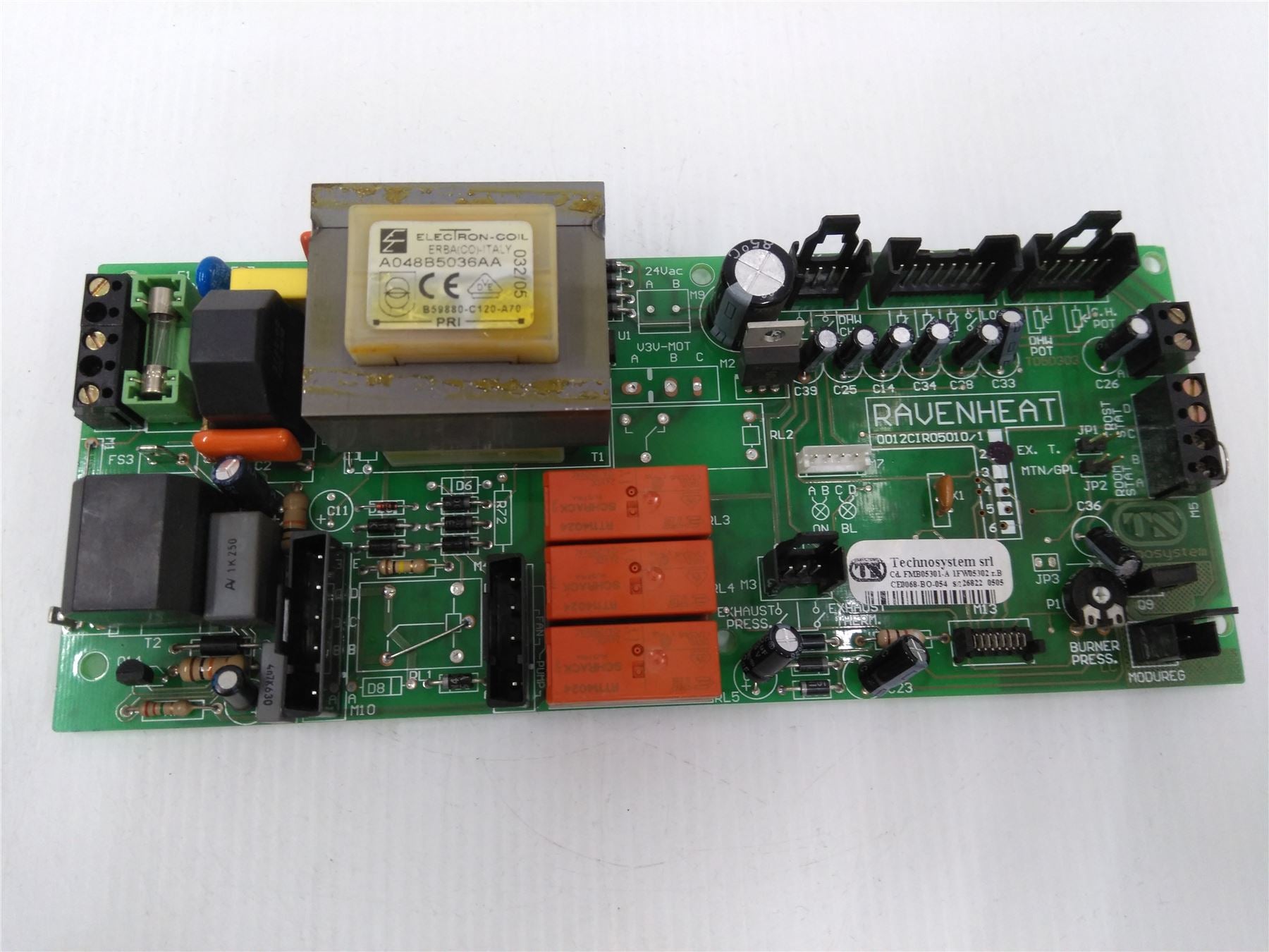 RAVENHEAT PCB 0012CIR05010/1 TYPE 2 12m warranty