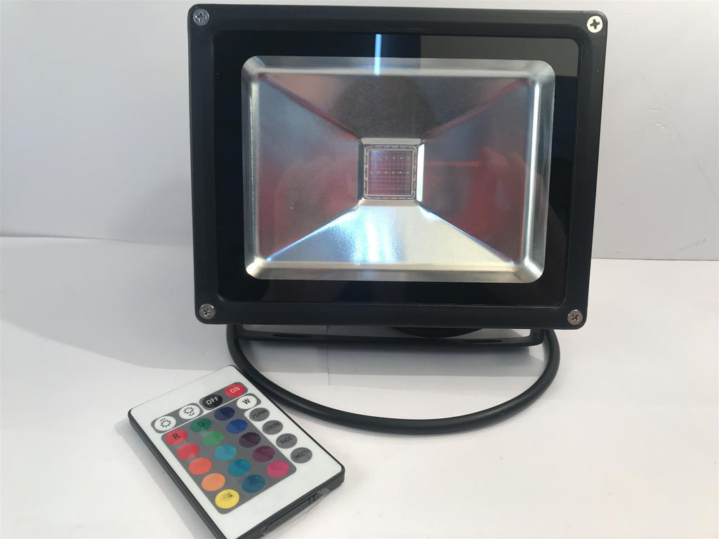 Colour Changing LED Floodlight with remote control  L330E
