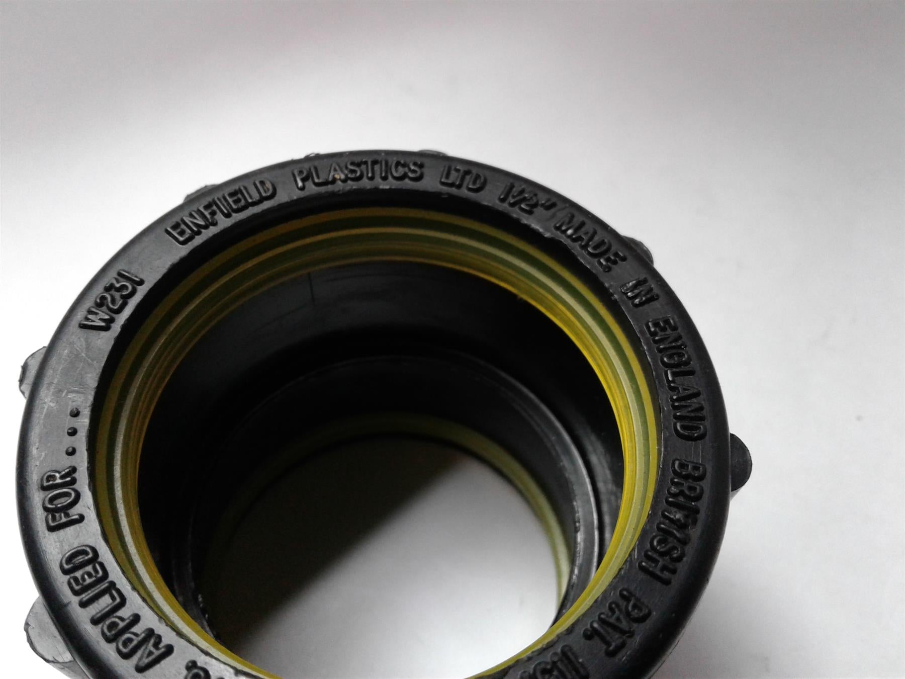 NEW Enfield Labline 1-1/2" Male Adapter & Thread W231 Union Nut BLACK