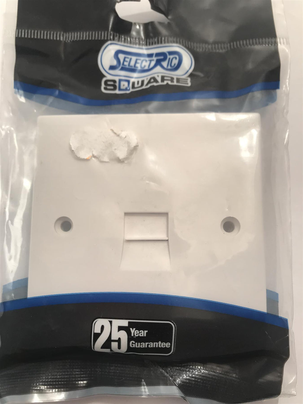 Selectric Square  1 Gang Secondary Flush Telephone Socket NLG1515/S