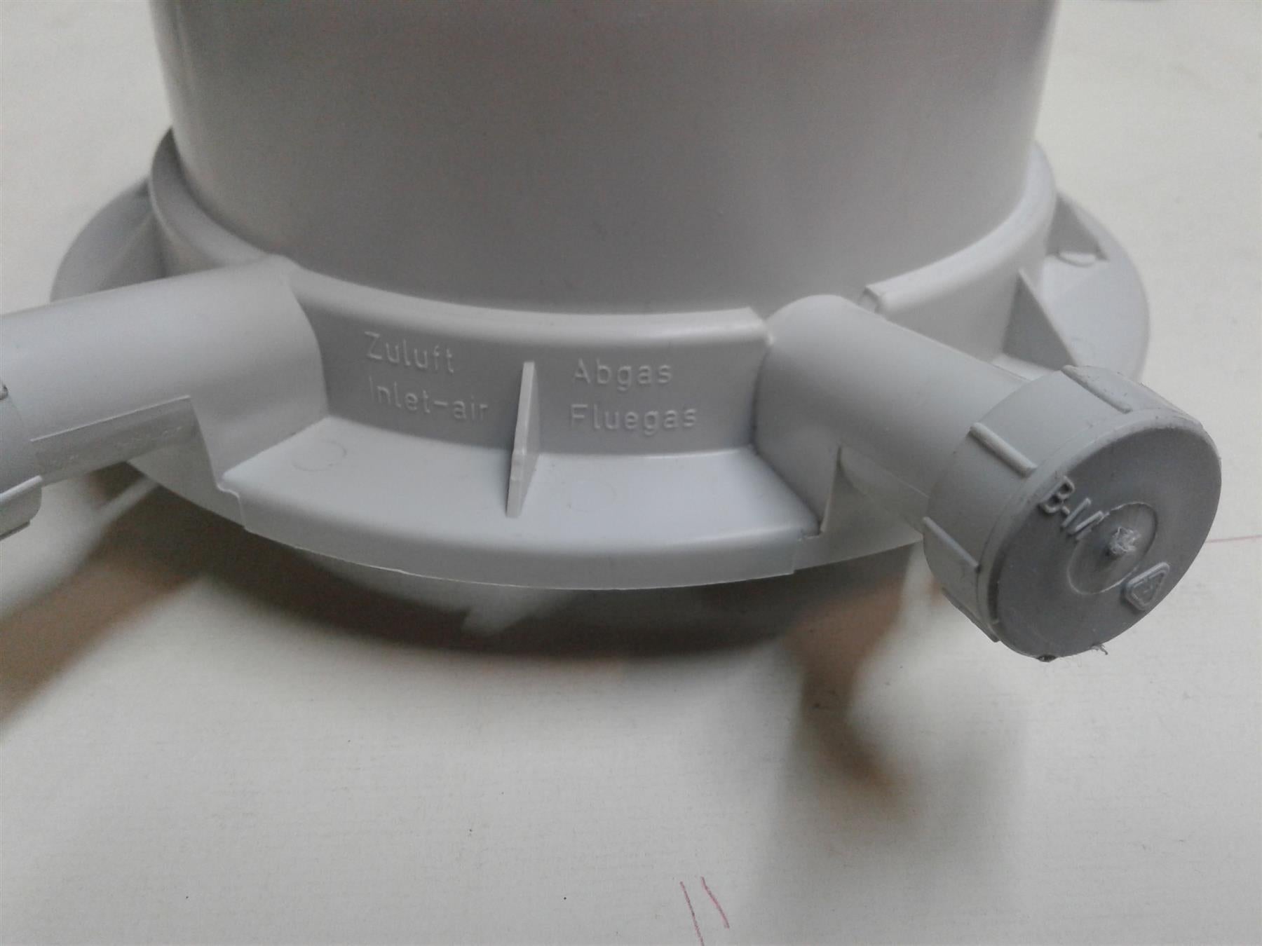 NEW VAILLANT VERTICAL FLUE ADAPTER 80mm/125mm ECO BOILER 303926