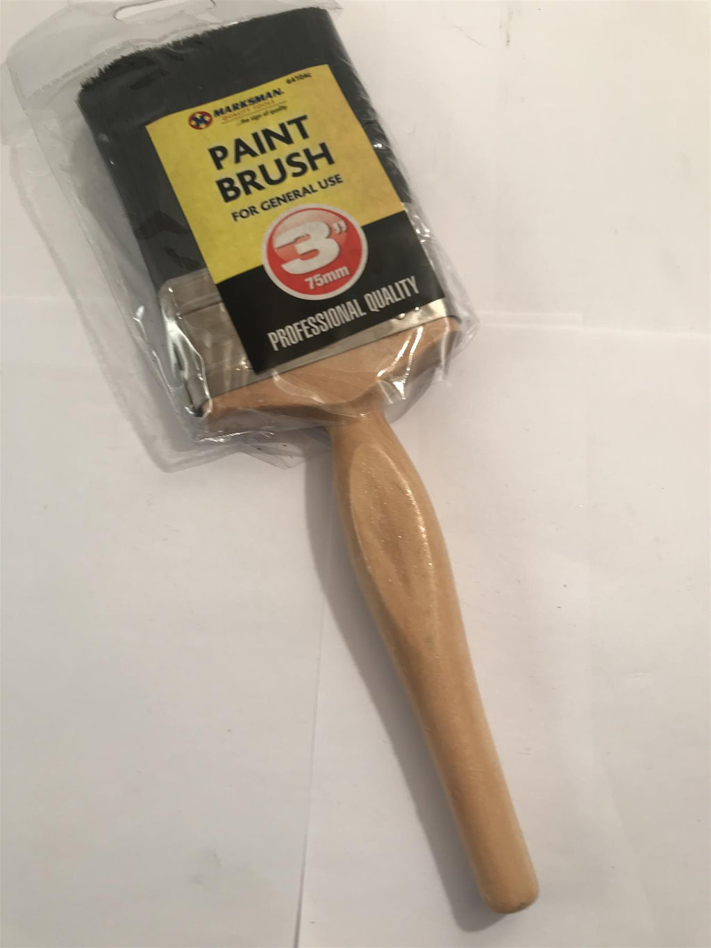 Marksman 3'' (75mm) Professional Quality Paint Brush with Wooden Handle 64104c