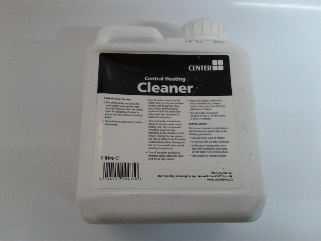 NEW PLUMB CENTER CENTRAL HEATING CLEANER 600005 1 LITRE