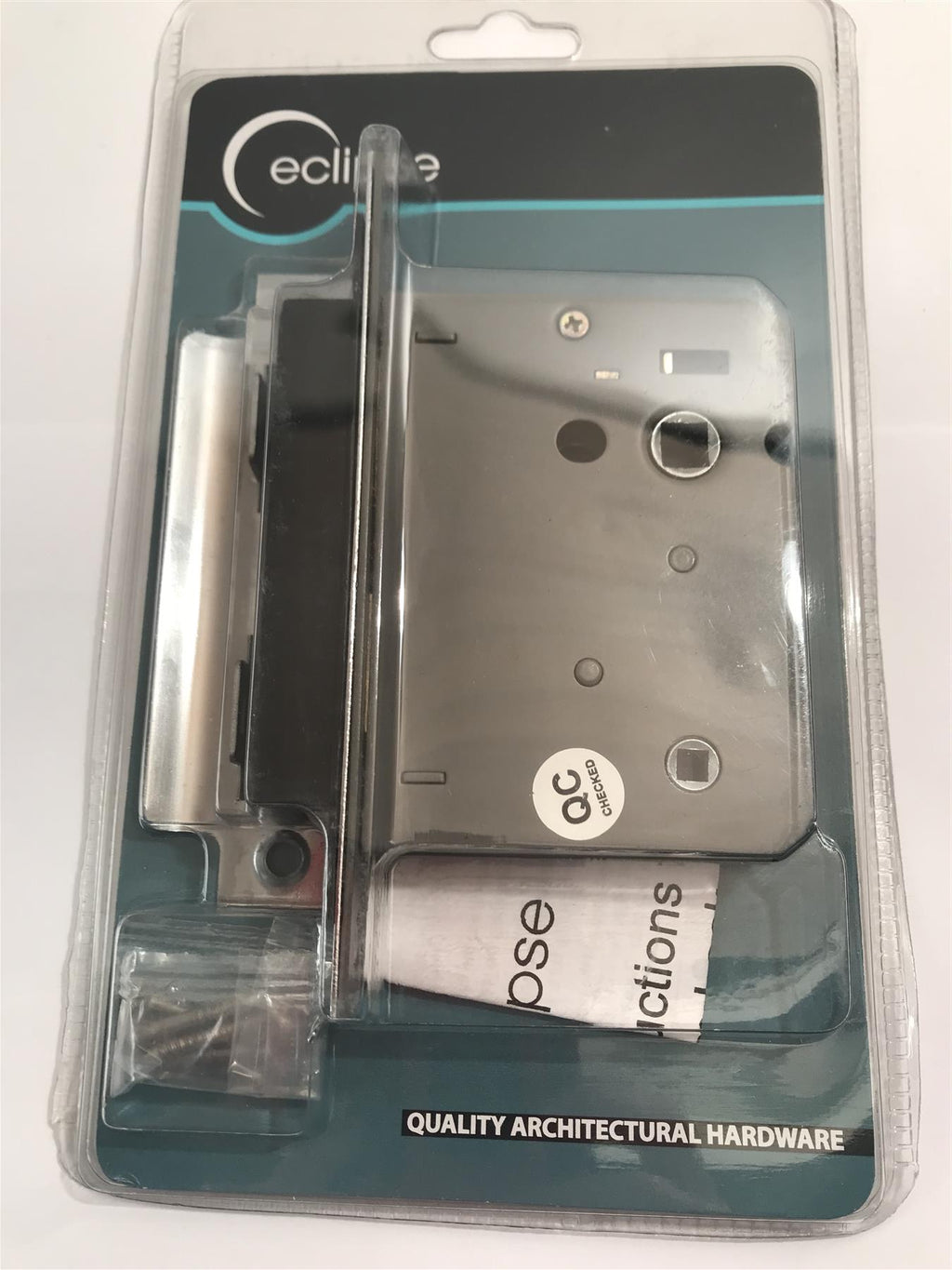 Eclipse Reverse Standard Bathroom Lock 75mm  J73021