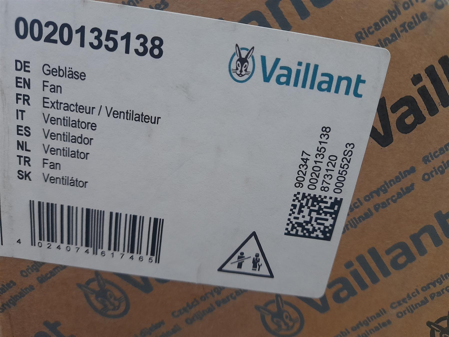 VAILLANT FAN 0020135138