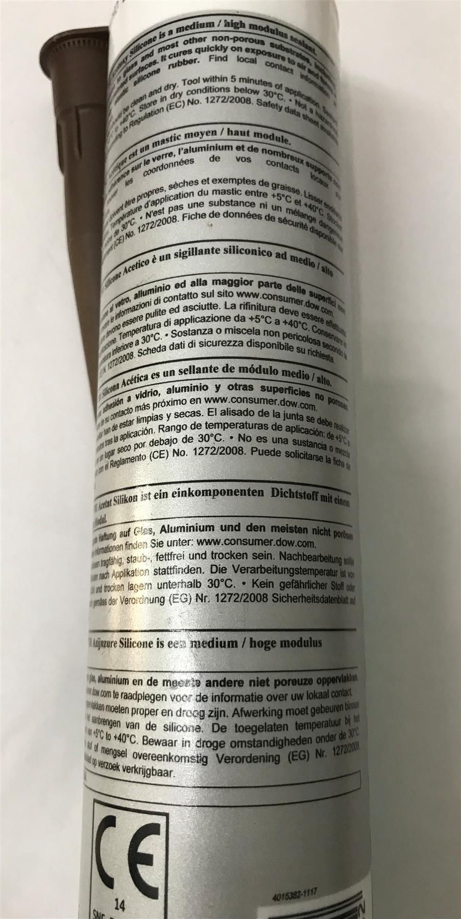 Dowsil 781 Silicone Sealant Brown 310ml