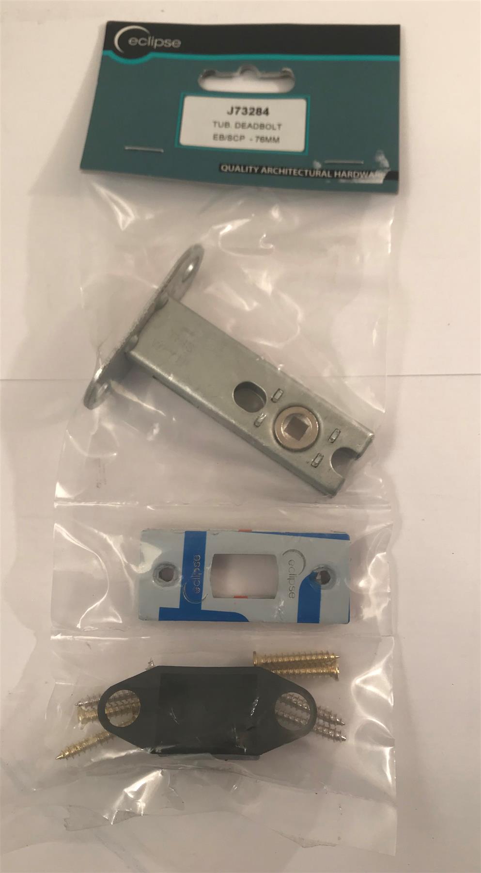 Eclipse Tubular Deadbolt 76mm SATIN CHROME J73284