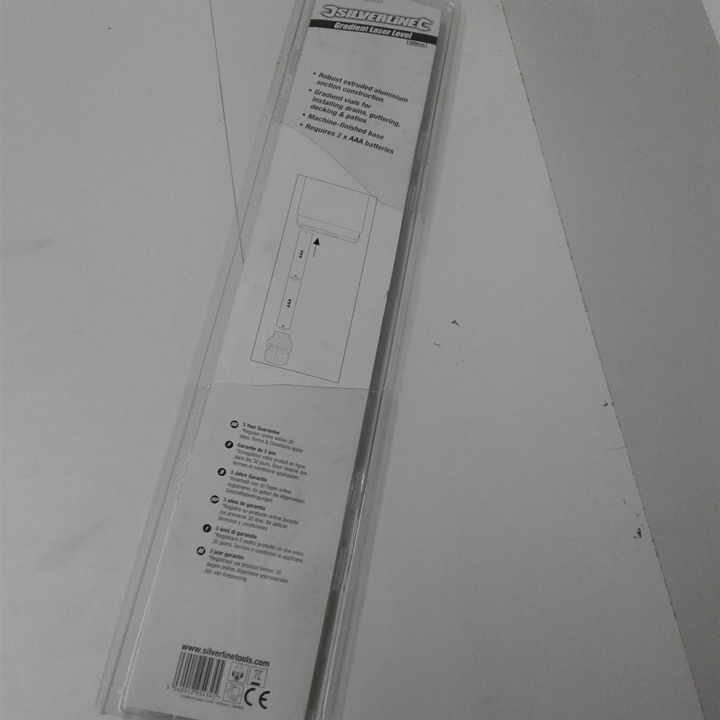 Silverline 394965 Gradient Laser Level 600mm