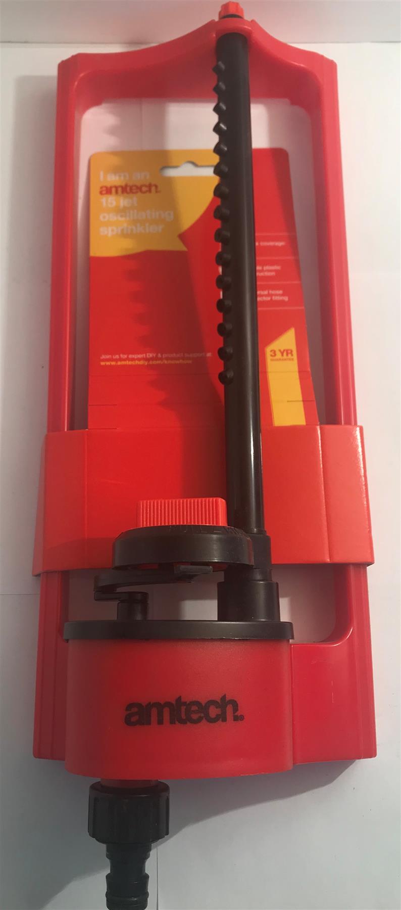 Amtech 15 Jet Oscillating Sprinkler Approx. Coverage 15m²  U2395