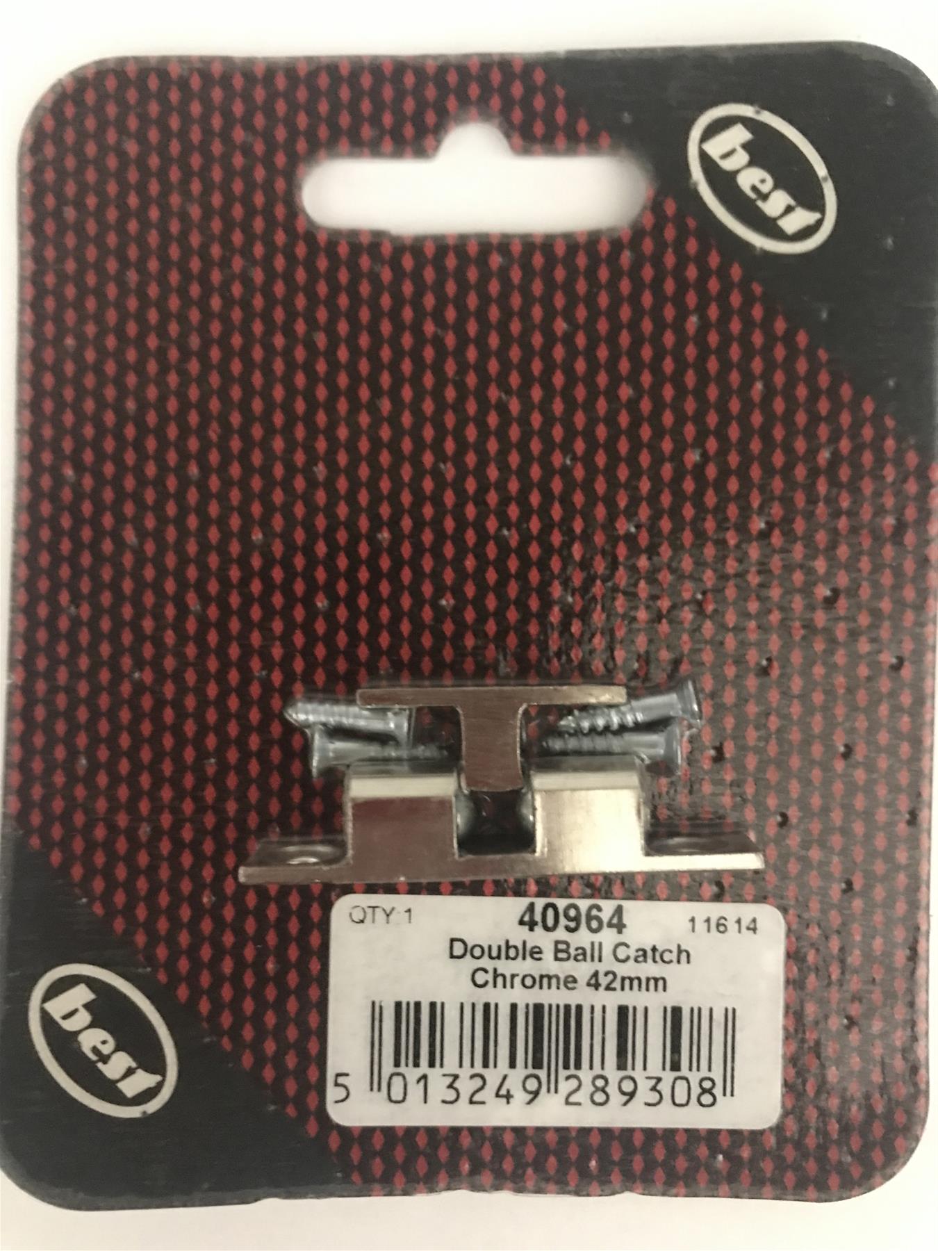 Best Double Ball Catch Chromed Brass 42mm  40964