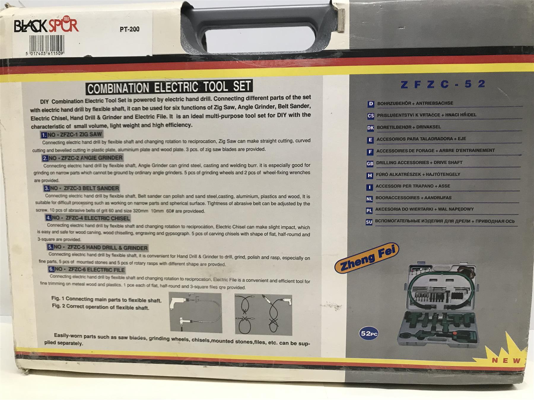 Blackspur Combination Electric Tool Set  PT200