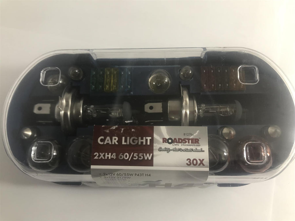 Roadster Car Light H4 30X Bulb Set 81276C