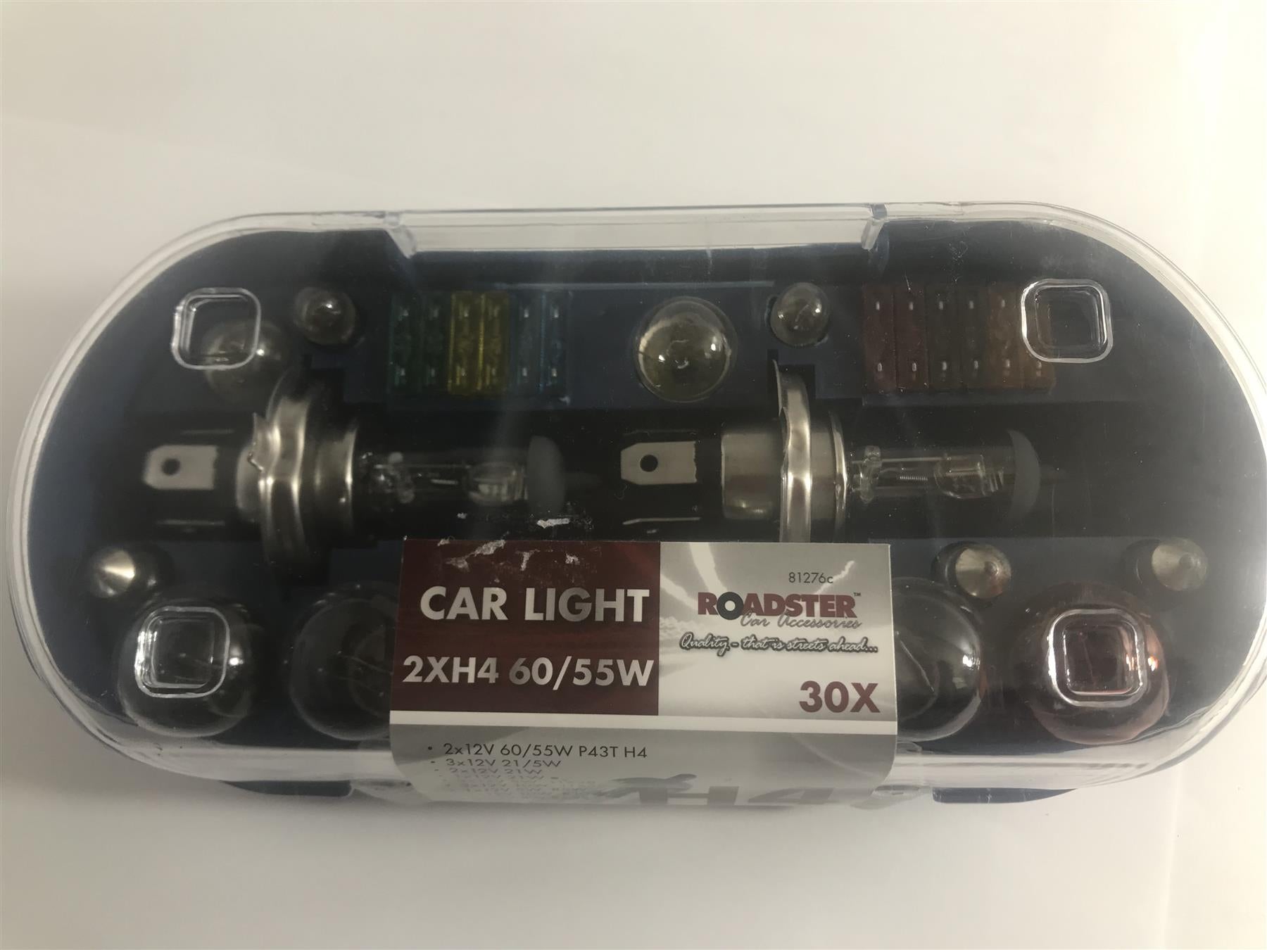 Roadster Car Light H4 30X Bulb Set 81276C