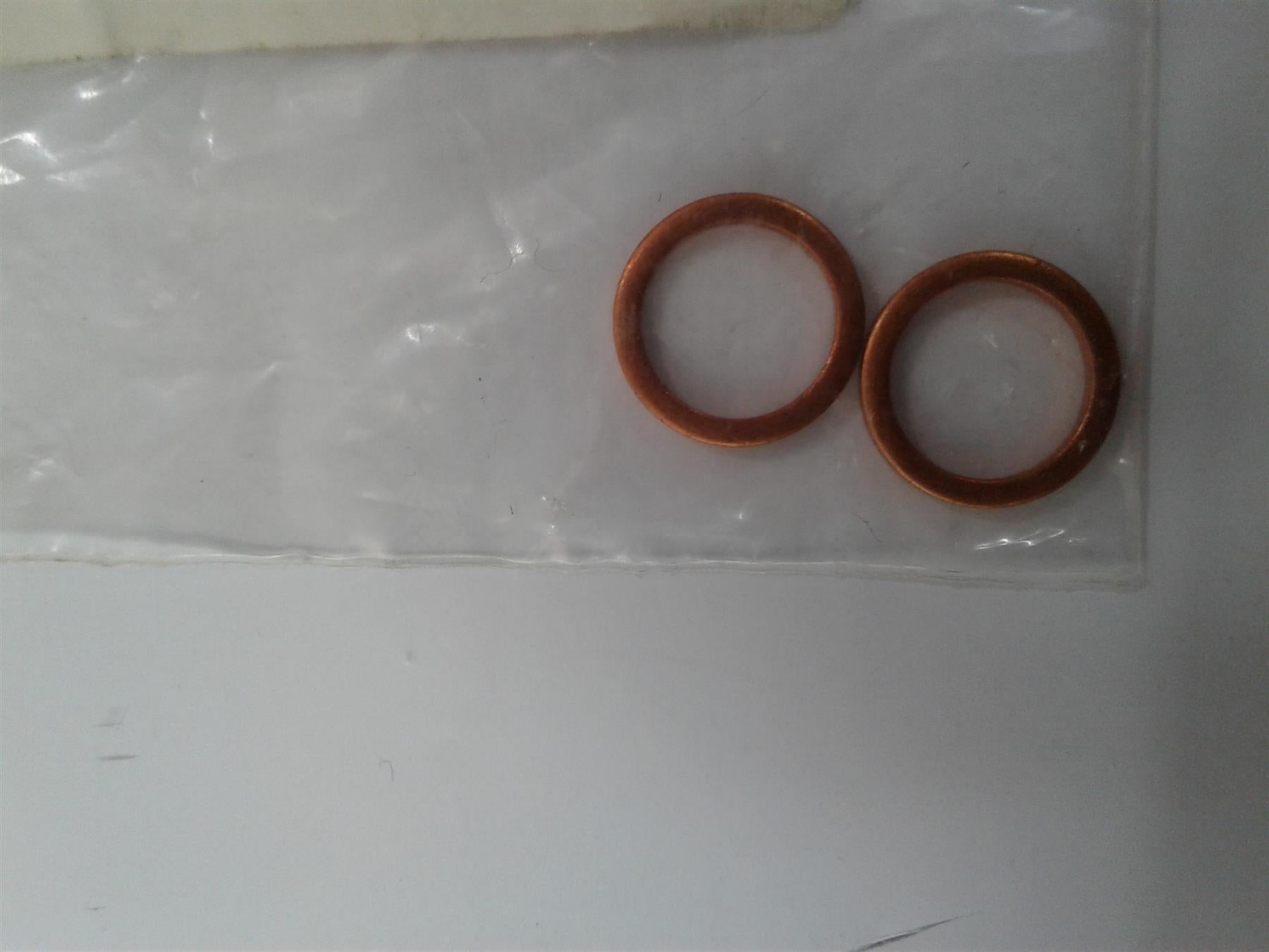 NEW COPPER SEALING 2 WASHER 6MM 202503
