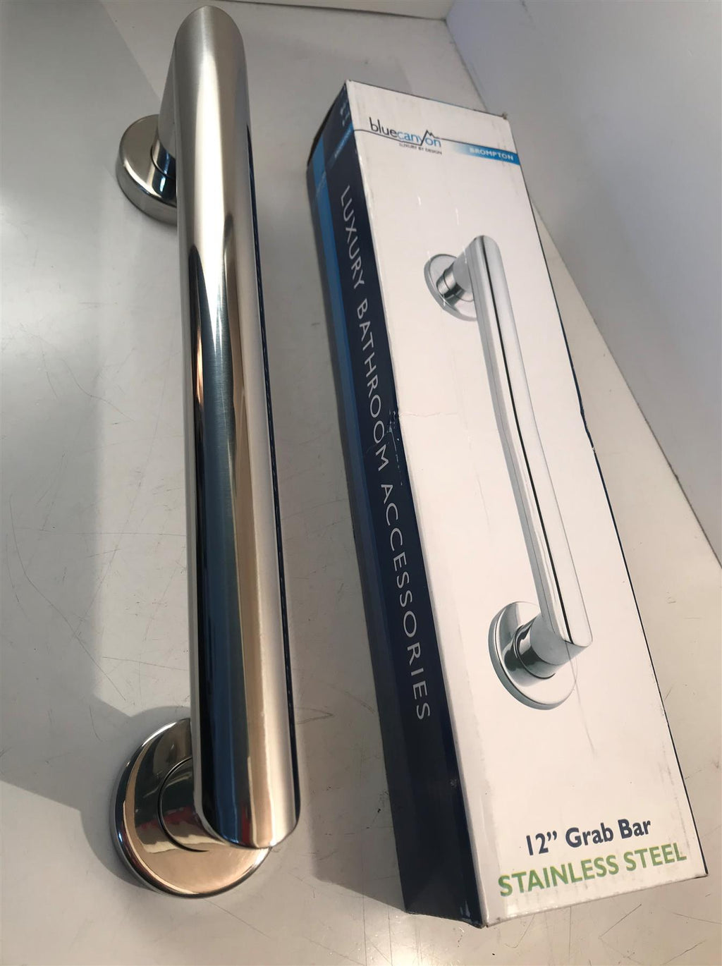 Blue Canyon Brompton 12" Stainless Steel Grab Bar