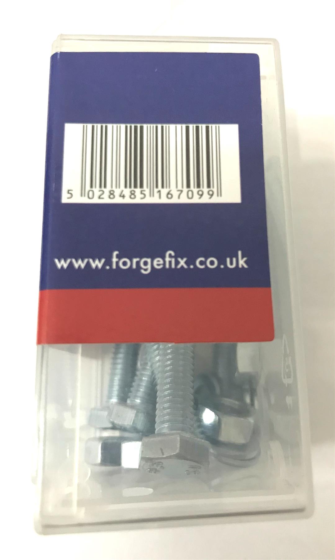 ForgeFix FPHBN650 High Tensile Set Screw ZP M6 x 50mm Forge Pack
