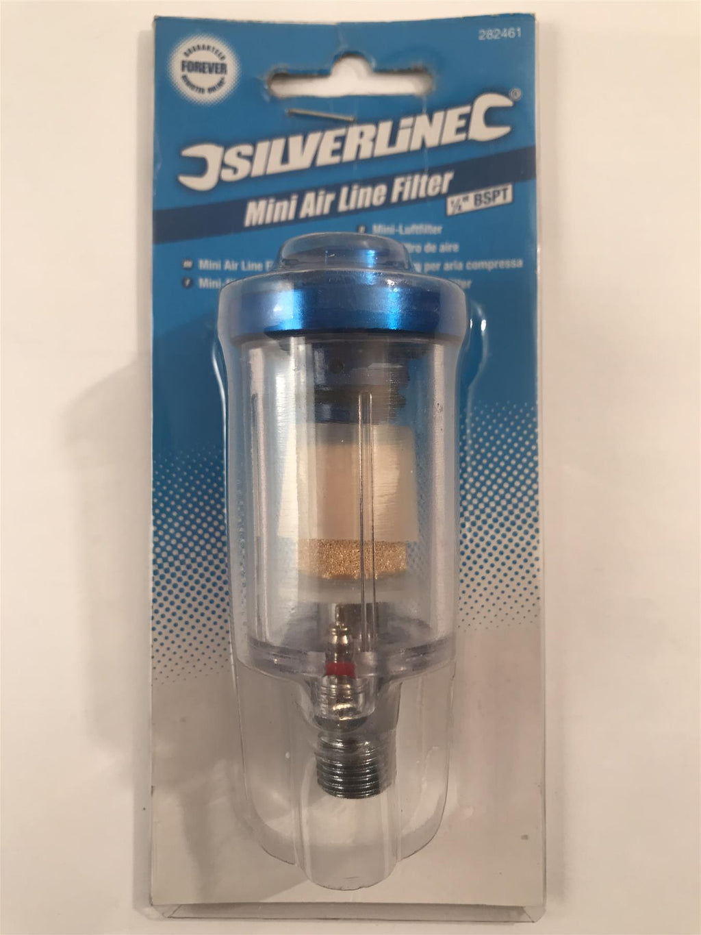 Silverline Mini Air Line Filter 1/4" BSPT  282461