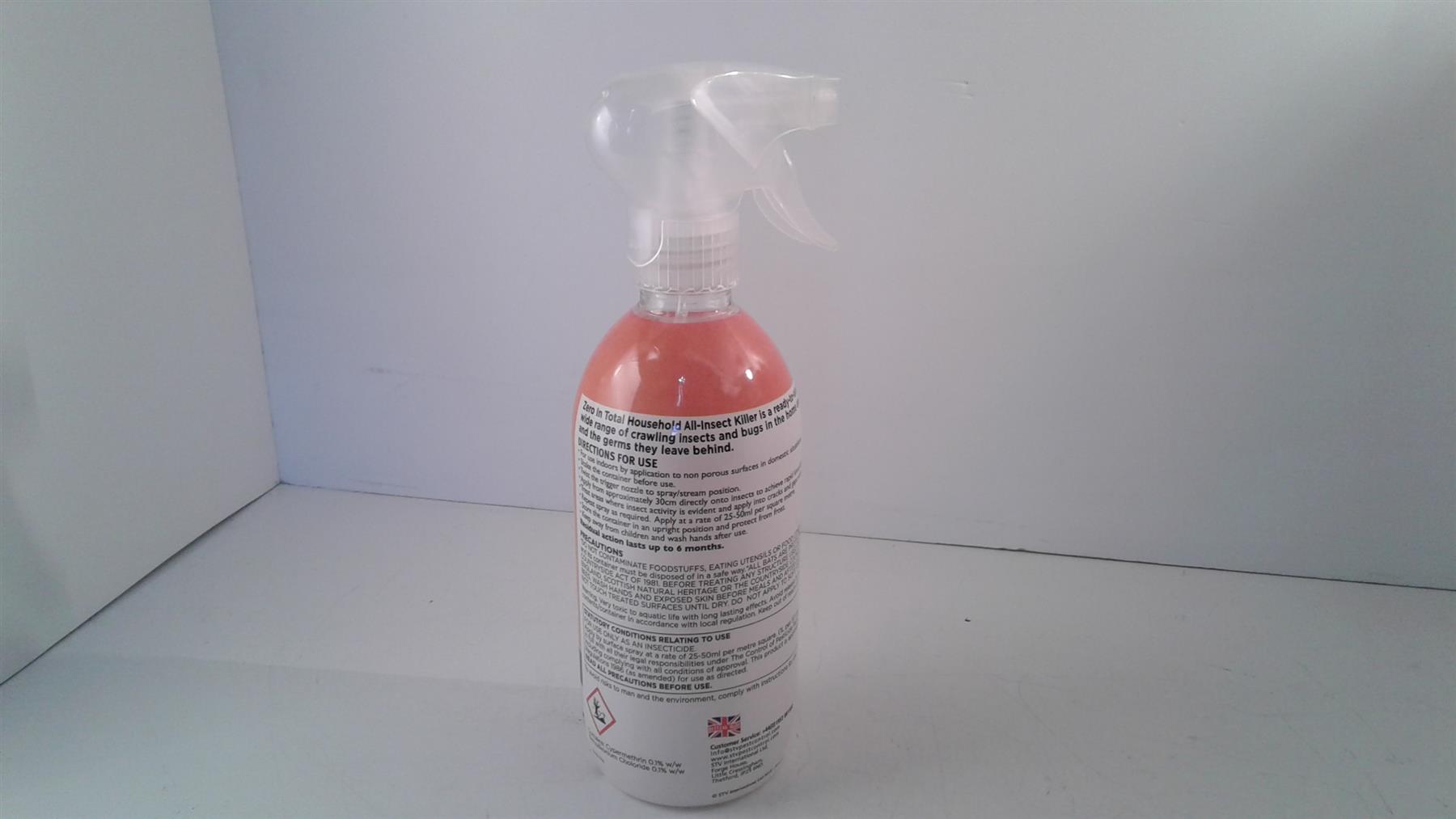 ZERO IN TOTAL HOUSEHOLD ALL-INSECT KILLER 500ML SPRAY