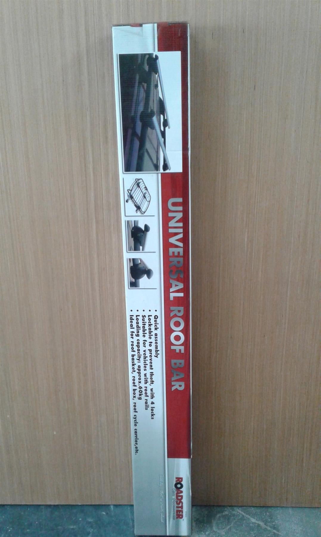 Roadster Universal Lockable Anti-theft Roof Bar (with 4 locks)