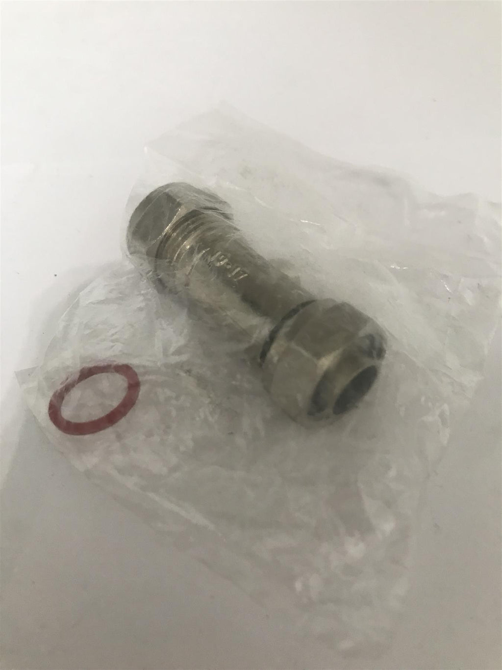 15mm Straight Service Isolator Valve Chrome