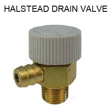 NEW HALSTEAD 450988 FINEST BOILER DRAIN VALVE CALEFFI TAP GREY
