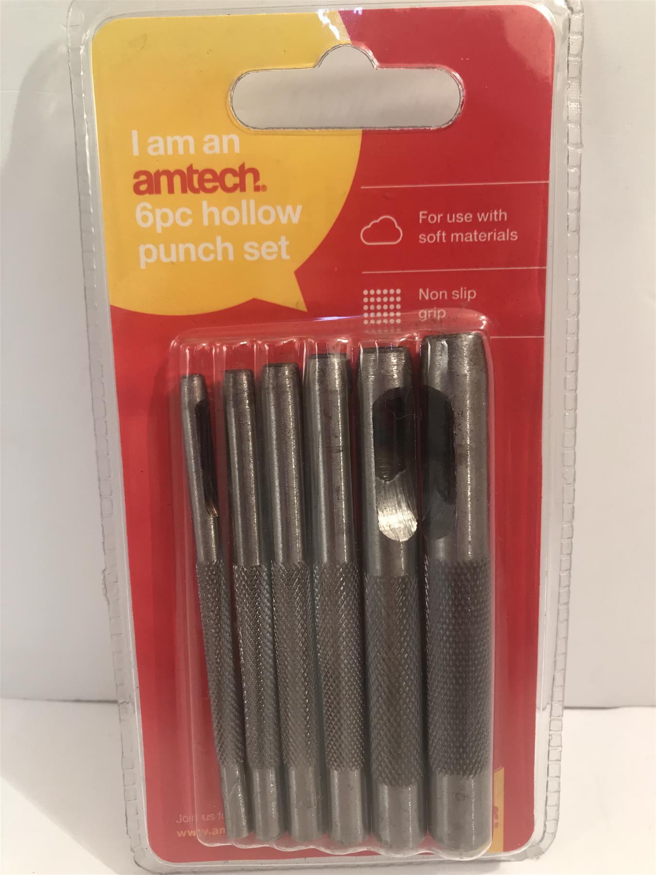 Amtech 6pc Hollow Punch Set H1700
