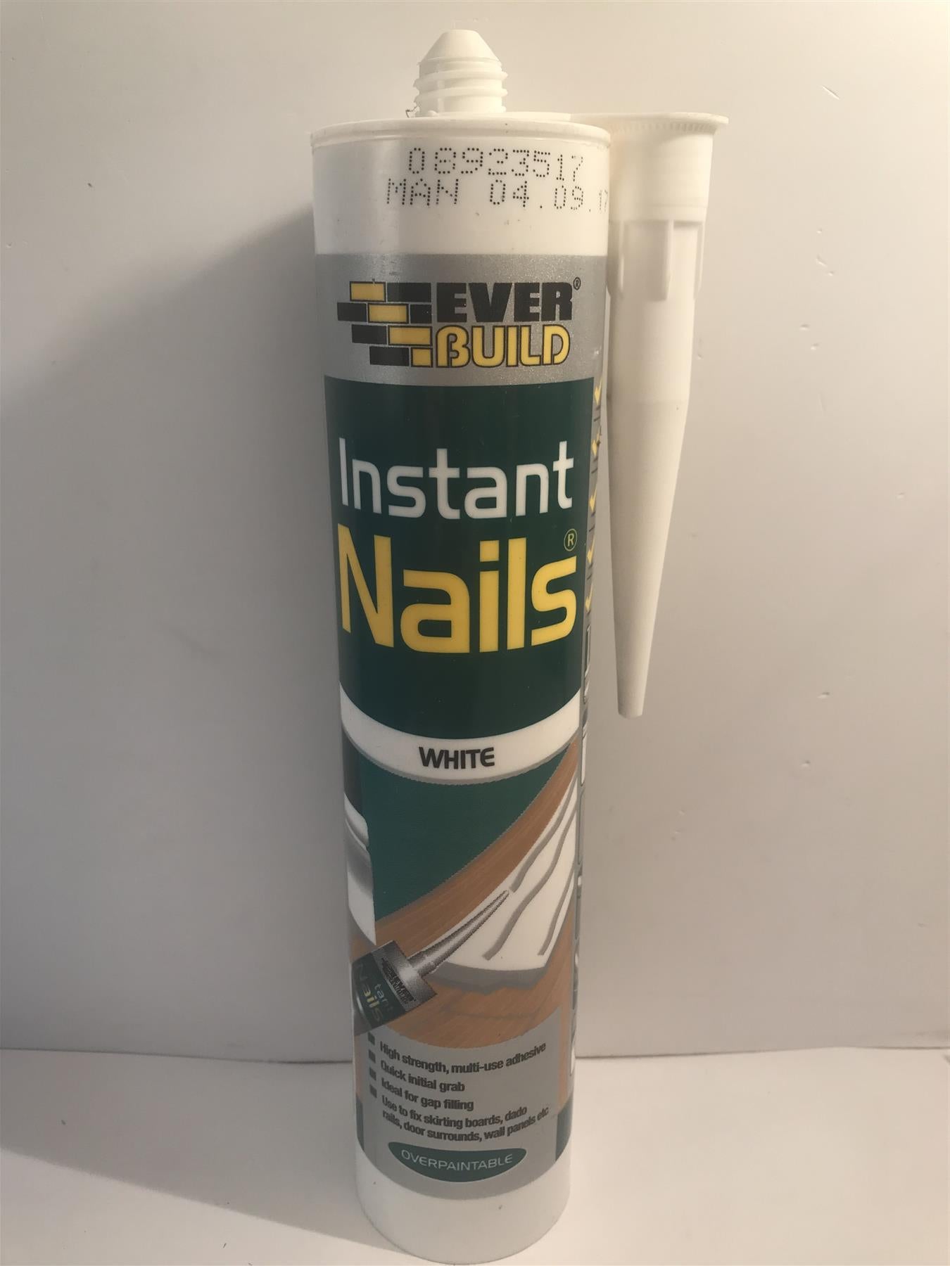 Everbuild Instant Nails White Adhesive - 290ml