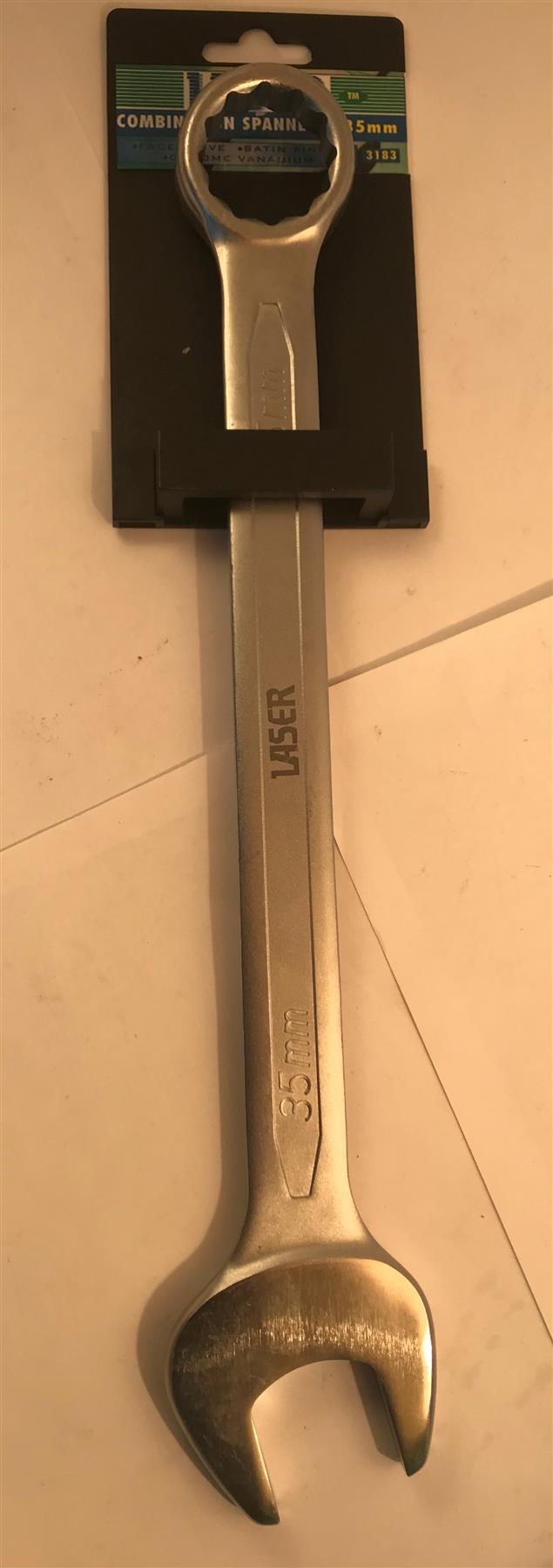 Laser Chrome Vanadium Combination Spanner 35mm  3183