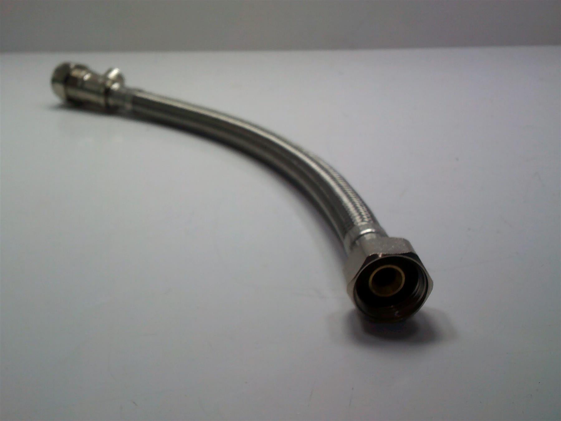 15mm x 1/4" BSP Wras Flexi Hose With isolator