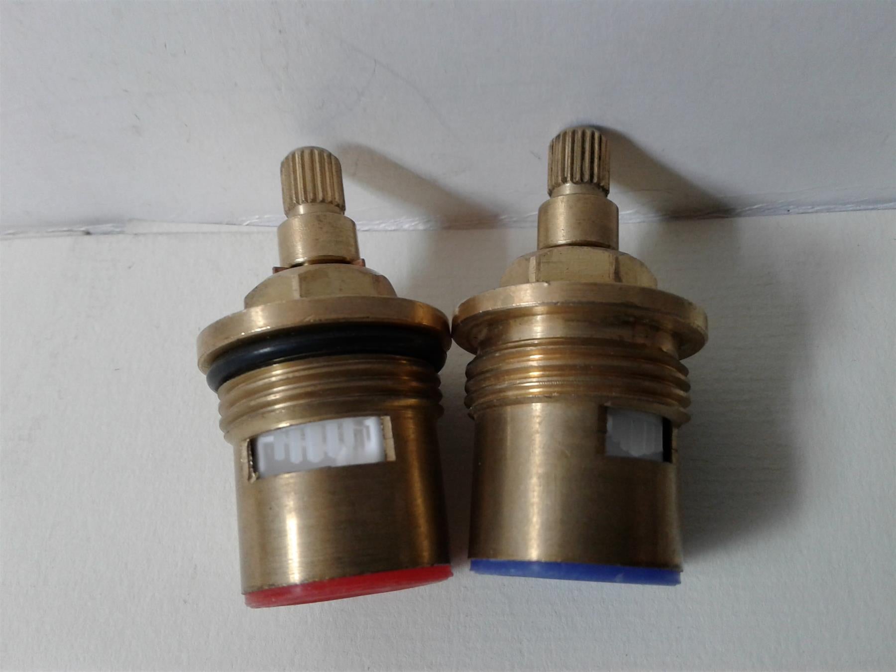 NEW BATH Brass 1/2" Tap Valve CARTRIDGE HOT COLD Quarter Turn