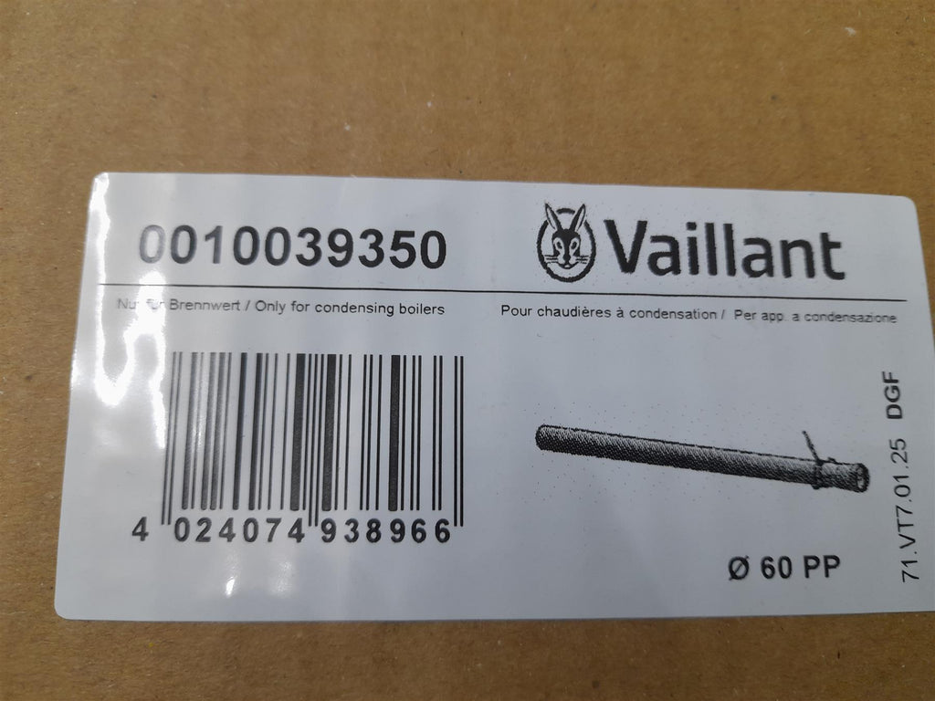 Vaillant 0010039350 Extension Plume 1m Black
