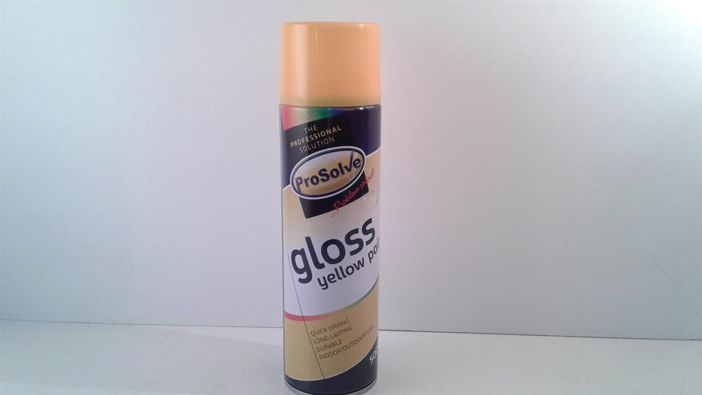 ProSolve Yellow Gloss Indoor Outdoor Wood Metal 500ml