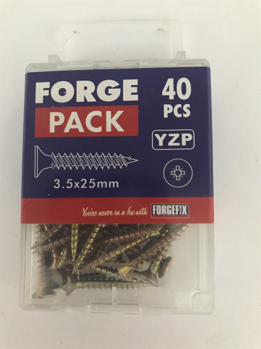 Multi-Purpose Pozi Screw 3.5 x 25mm FPMP3525Y Pack 40
