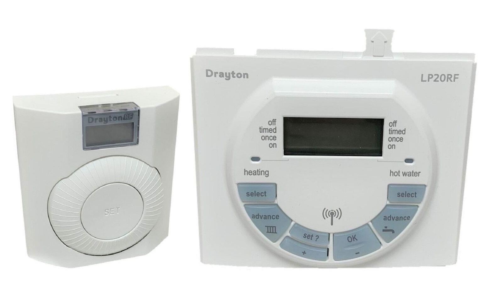 Drayton Twin Channel Programmer & Digistat+ RF LP20RF RF562DR