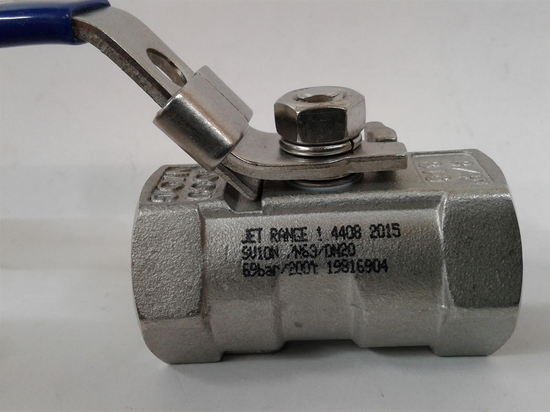 New Jet Range 2 Way Stainless Steel Ball Valve water gas 316 1000 WOG 3/4"