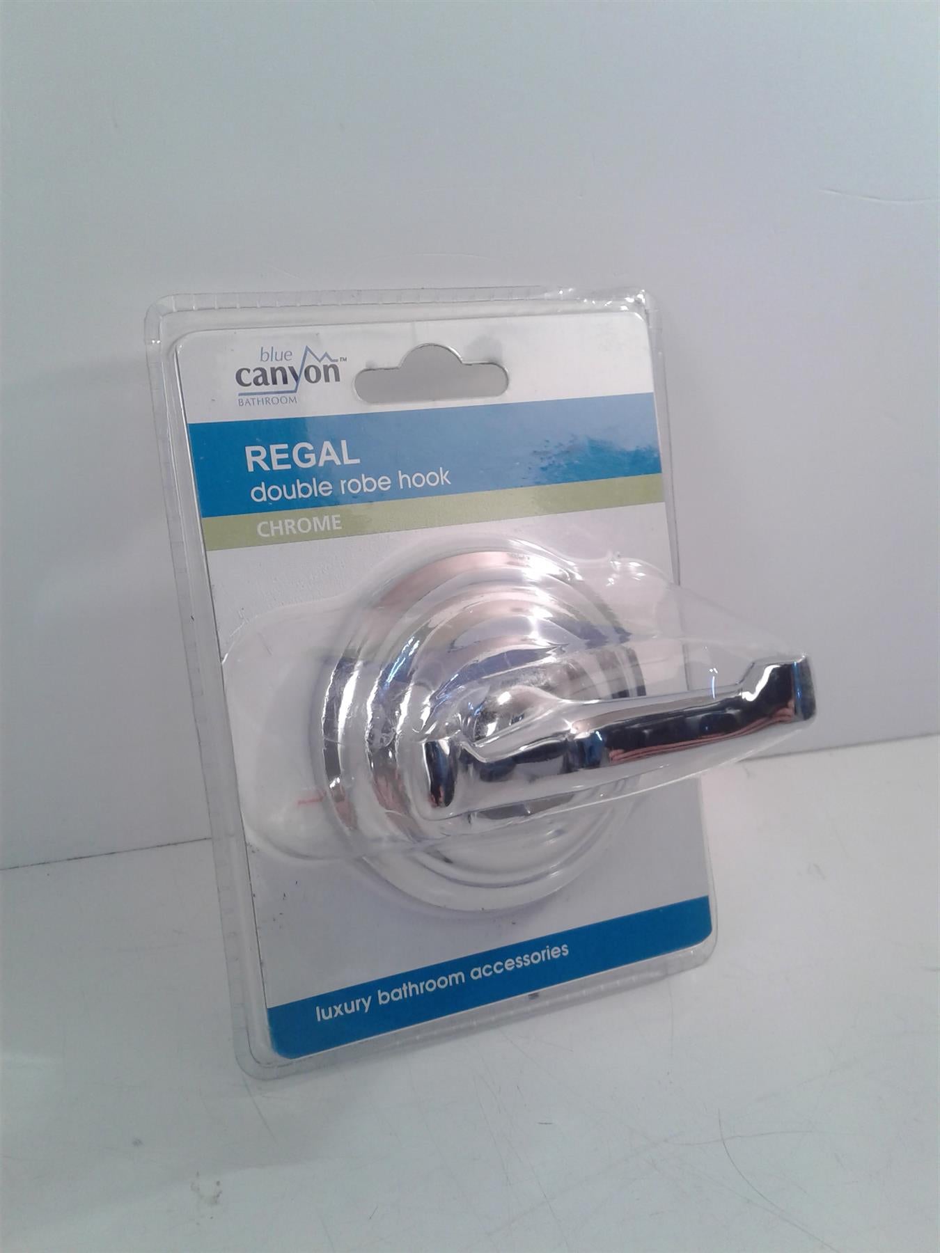 Blue Canyon Regal Double Robe Hook Chrome