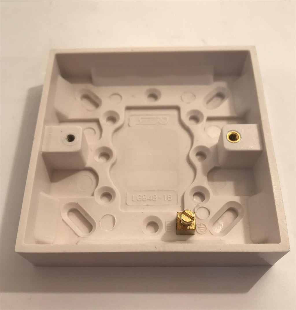 Selectric 1 Gang 20mm Deep Surface Pattress Box  LG848-16