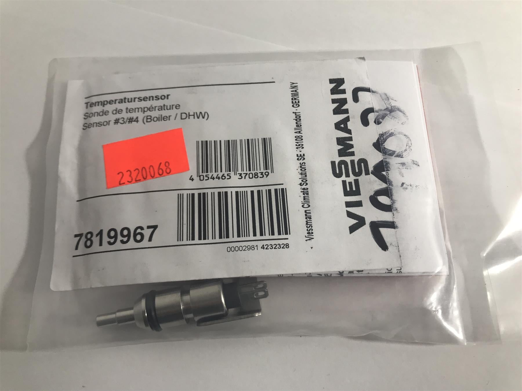 VIESSMANN VITODENS COMBI BOILER GENUINE HW SENSOR 7819967