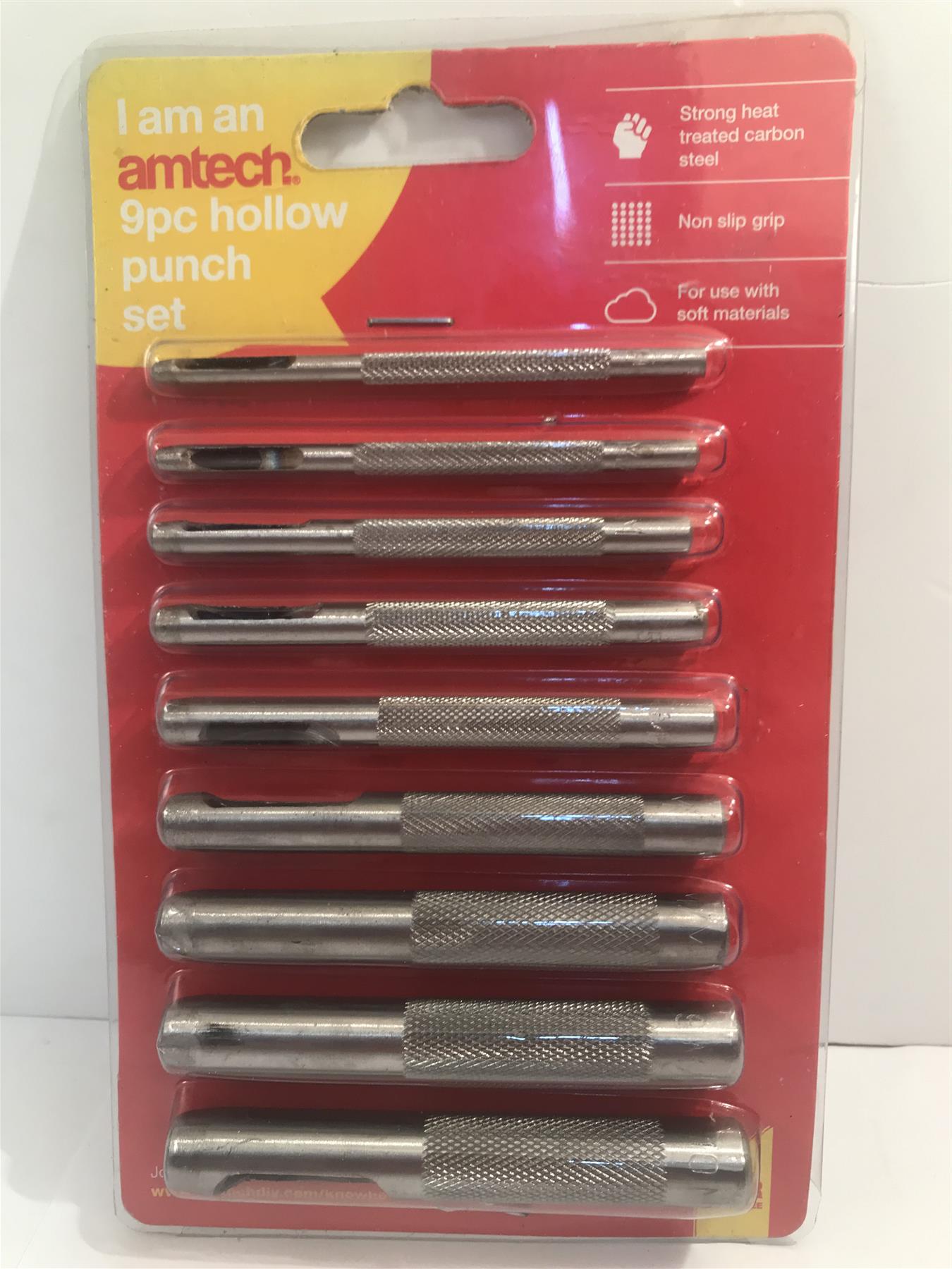 Amtech 9pc Hollow Punch Set  H1850
